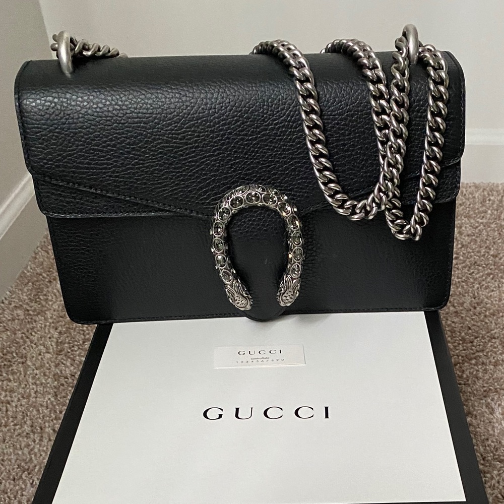 Gucci Dionysus shoulder black bag